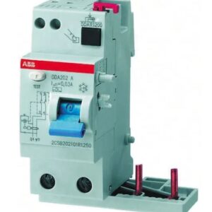 Dispositif à courant résiduel ABB, 3 pôles, Type A, 63A Type A, 300 mA System Pro M Compact DDA 200 A RoHS, IEC/EN 61009