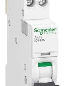 Disjoncteur miniature Acti9 Acti9 iDT40N, 32A Schneider Electric 1 pôles Type D 230V c.a., pouvoir de coupure 6000 A