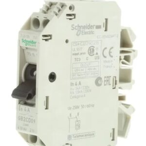 Disjoncteur thermique Schneider Electric, 4A, 1 pôles GB2 TeSys Rail DIN