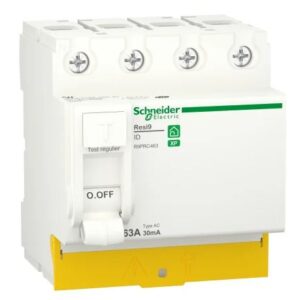 Interrupteur Différentiel Schneider Electric, 4 pôles, Type c.a., 63A a.c., 30 mA Resi9 Resi9 CE, NF, EN/IEC 61008