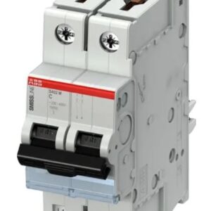 Disjoncteur miniature S402M S402M, 20A ABB 2 pôles Type C 440V c.a. 12 V c.c., pouvoir de coupure 15 kA