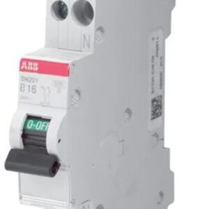 Disjoncteur miniature SN201 SN201, 16A ABB 1 pôles Type C 230V c.a., pouvoir de coupure 6 kA
