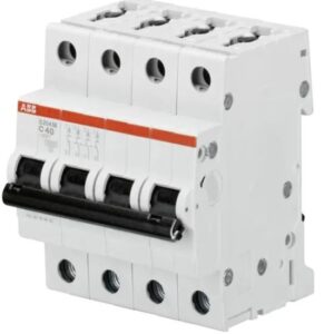 Disjoncteur miniature System Pro M Compact S200M, 32A ABB 4 pôles Type D 400V c.a. 400 V c.c., pouvoir de coupure 15 kA