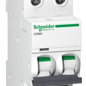 Disjoncteur miniature Acti9 iC60H, 6A Schneider Electric 2 pôles Type C 12V, 133 V, 220 V, 240 V, 380 V, 415 V, 440 V