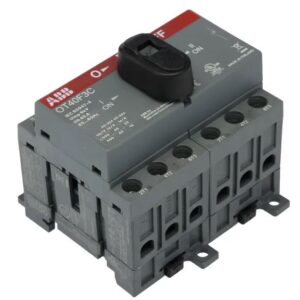 Commutateur inverseur ABB OT, 3, pôles, Embase, IP20, 0A