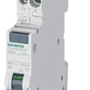 RCBO Siemens 2 pôles 2 A, sensibilité 30 mA