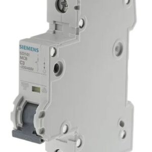 Disjoncteur miniature SENTRON 5SY4, 3A Siemens 1 pôles Type C 400V c.a. 60 V c.c., pouvoir de coupure 10 kA