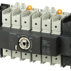 Commutateur inverseur Socomec, 3, pôles, Rail DIN, Raccordement rapide, Mural, IP65, 1600A, 20 A, 23 KW