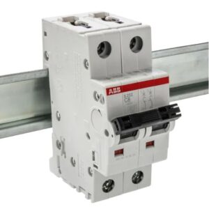 Disjoncteur miniature System Pro M Compact S200, 8A ABB 2 pôles Type C 400V c.a. 125 V c.c., pouvoir de coupure 6 kA