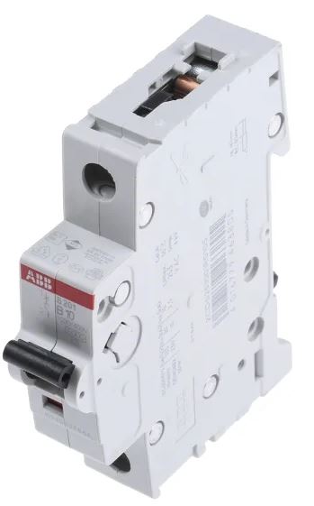 Disjoncteur miniature System Pro M Compact System Pro M Compact, 10A ABB 1 pôles Type B 253V c.a. 72 V c.c., pouvoir de