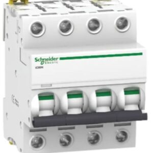 Disjoncteur miniature Acti9 IC60N, 63A Schneider Electric 3 pôles Type C 100V, 12 V, 130 V, 220 V, 240 V, 380 V, 400 V,
