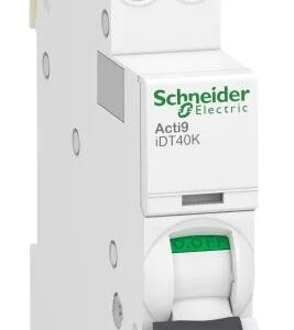Disjoncteur miniature Acti9 Acti9 iDT40K, 2A Schneider Electric 1 pôles Type C 230V c.a., pouvoir de coupure 4500 A