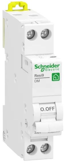 Disjoncteur miniature Resi9 Resi9 XP DM, 20A Schneider Electric 1 pôles Type D 230V c.a., pouvoir de coupure 3000 A