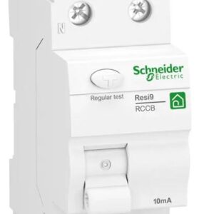 Interrupteur Différentiel Schneider Electric, 2 pôles, Type A, 25A Type A, 10 mA Resi9 R9R RoHS, REACH, EN/IEC 61008-1