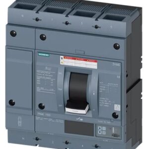 Disjoncteur à boîtier moulé SENTRON 3VA6 Siemens 4 pôles, 1kA, pouvoir de coupure 35 kA