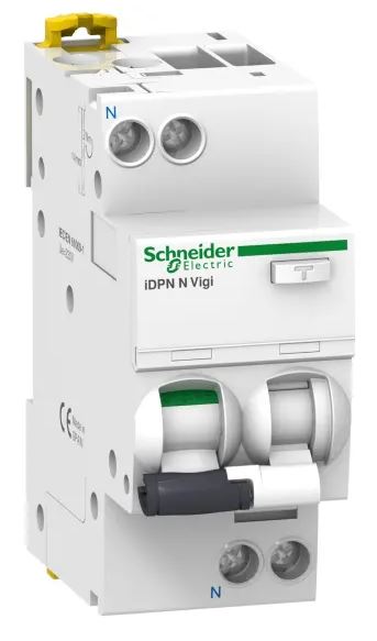 Disjoncteur différentiel magnéto-thermique Schneider Electric 1 pôles 10A, sensibilité 30 mA Type B Acti9