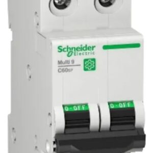Disjoncteur miniature Multi9 Multi9, 8A Schneider Electric 2 pôles Type C 125 V c.c., pouvoir de coupure 14 kA