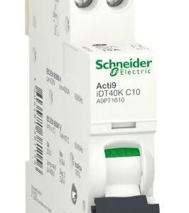 Disjoncteur miniature Acti9 Acti9 iDT40K, 10A Schneider Electric 1 pôles Type C 230V c.a., pouvoir de coupure 4500 A