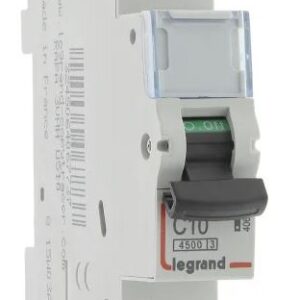 Disjoncteur miniature DX DNX3, 10A Legrand 1 pôles Type C 250V c.a. 12 V c.c., pouvoir de coupure 50 kA