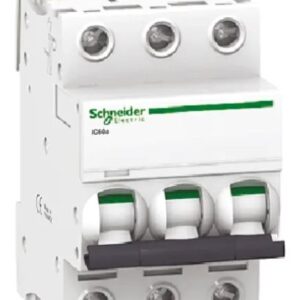 Disjoncteur miniature Acti9 Acti9 iC60, 40A Schneider Electric 3 pôles Type D 440V c.a. 180 V c.c., pouvoir de coupure