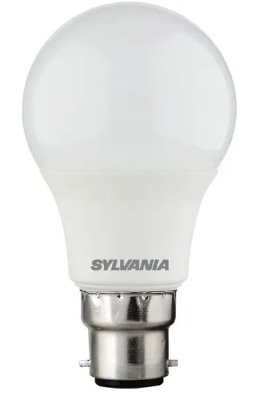 Ampoule LED Sylvania, 8 W, 806 lm B22 240V (60 W), format Ampoule, Blanc chaud, 2700k ToLEDo GLS