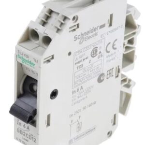 Disjoncteur thermique Schneider Electric, 6A, 1 pôles GB2 TeSys Rail DIN