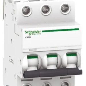 Disjoncteur miniature Acti9 Acti9 iC60, 32A Schneider Electric 3 pôles Type D 100V, 12 V, 130 V, 220 V, 240 V, 380 V,