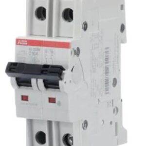 Disjoncteur SU200 M SU200 M, 10A ABB 2 pôles Type C 440V c.a. 96 V c.c., pouvoir de coupure 15 kA