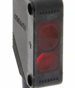 Capteur photoélectrique Omron Suppression de l'arrière plan LED rouge, Rectangulaire Câble NPN Non