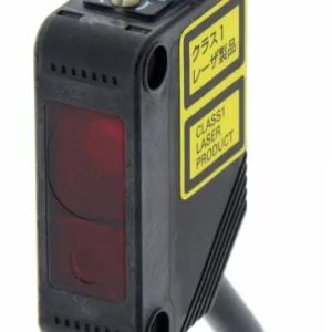 Capteur photoélectrique Omron Suppression de l'arrière plan Diode laser rouge, Rectangulaire Câble PnP Non