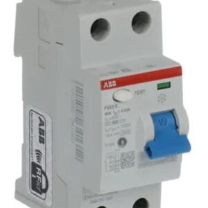 Interrupteur Différentiel ABB, 2 pôles, Type B, 40A, 30 mA F200 IEC/EN 61008