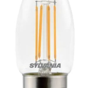 Ampoule LED Sylvania, 4.5 W, 380 lm Dimmable B22 (40 W), format Flamme, Blanc, 2700k ToLEDo Retro Candle