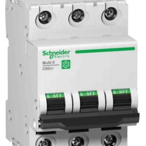 Disjoncteur miniature Multi9 Multi9, 16A Schneider Electric 3 pôles Type D, pouvoir de coupure 14 kA
