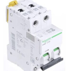 Disjoncteur miniature Acti9 IC60N, 10A Schneider Electric 2 pôles Type C 100V, 12 V, 130 V, 220 V, 240 V, 380 V, 400 V,