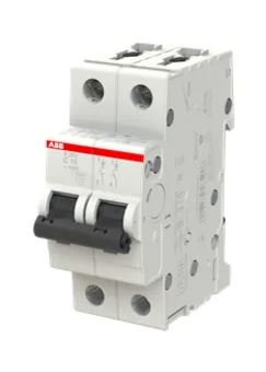 Disjoncteur miniature System Pro M Compact S200, 16A ABB 2 pôles Type C 400V c.a., pouvoir de coupure 6 kA