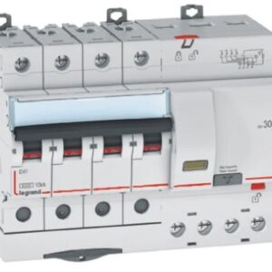 Dispositif à courant résiduel Legrand, 3+N pôles, Type c.a., 16A, 30 mA DX DX3 EN/IEC 61009-1, NF C 63421, IEC/EN