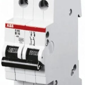Disjoncteur miniature System Pro M Compact S200, 2A ABB 2 pôles Type D 400V c.a. 125 V c.c., pouvoir de coupure 6 kA