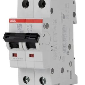 Disjoncteur miniature System Pro M Compact S200, 63A ABB 2 pôles Type C 440V c.a. 125 V c.c., pouvoir de coupure 6 kA