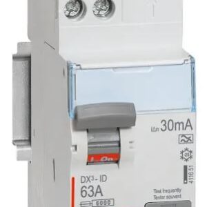 Interrupteur Différentiel Legrand, 2 pôles, Type A, 63A, 30 mA DX3 NF EN 61008-1