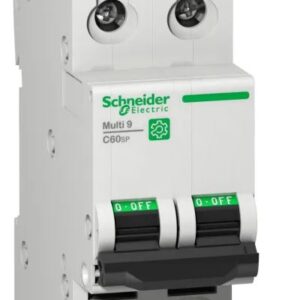 Disjoncteur miniature Multi9 Multi9, 8A Schneider Electric 2 pôles Type B, pouvoir de coupure 10 kA