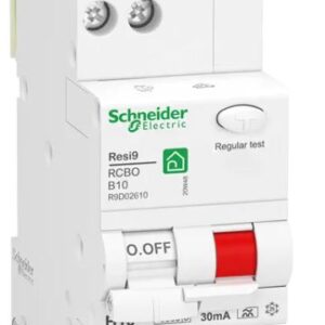 Disjoncteur différentiel magnéto-thermique Schneider Electric 1 pôles 10A, sensibilité 30 mA Type B Resi9