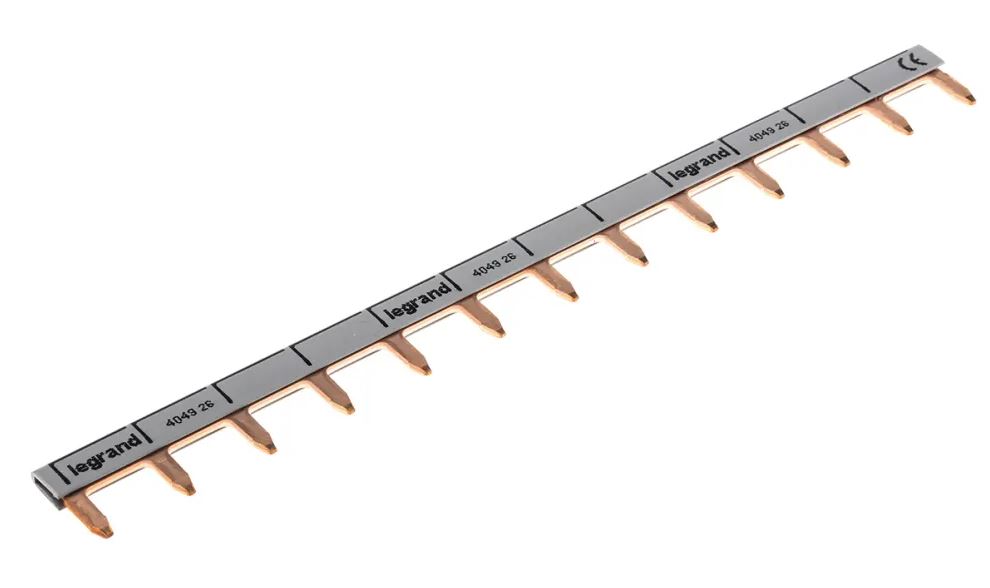 Barre omnibus Legrand 1 Phase, 400 V, pas de 17.7 mm HX