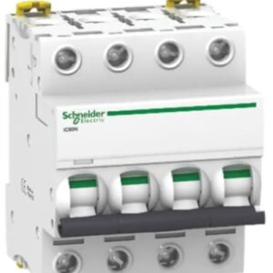Disjoncteur miniature Acti9 IC60N, 20A Schneider Electric 4 pôles Type C 100V, 12 V, 130 V, 220 V, 240 V, 380 V, 400 V,