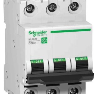 Disjoncteur miniature Multi9 Multi9, 6A Schneider Electric 3 pôles Type C, pouvoir de coupure 14 kA