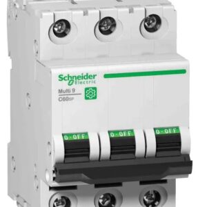 Disjoncteur miniature Multi9 Multi9, 20A Schneider Electric 3 pôles Type D, pouvoir de coupure 14 kA