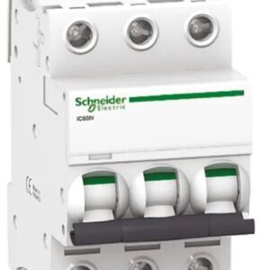 Disjoncteur miniature Acti9 Acti9 iC60, 16A Schneider Electric 3 pôles Type D 100V, 12 V, 130 V, 220 V, 240 V, 380 V,