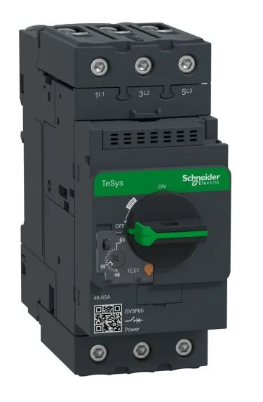 Disjoncteur thermique Schneider Electric, 65A, 3 pôles TeSyS GV TeSys Direct