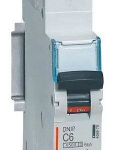 Disjoncteur DNX3 DNX3, 6A Legrand 1 pôles Type C 230V c.a., pouvoir de coupure 6 kA