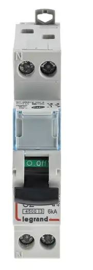Disjoncteur miniature DX DNX3, 2A Legrand 1 pôles Type C 250V c.a. 12 V c.c., pouvoir de coupure 50 kA