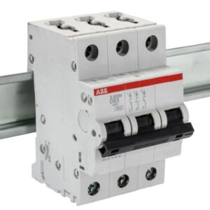 Disjoncteur miniature System Pro M Compact S200M, 63A ABB 3 pôles Type D 400V c.a. 12 V c.c., pouvoir de coupure 15 kA